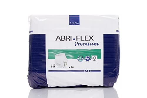 Abena Abri-Flex Premium Protective Underwear, Level 3, (Medium To Extra Large Sizes) Medium, 14 Count
