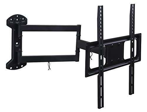 Mount-It! Full Motion TV Wall Mount Arm with 24 Inch Extension, Fits 32 to 55 Inch TVs with Up to VESA 400 x 400, 77 Lbs Capacity