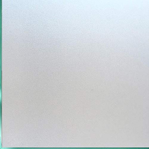 Coavas 35.5 x 78.7 inch Wide Window Film Non-Adhesive Frosted Privacy Film Glass Film Self Static Window Cling for Home Kitchen Office Bathroom White 029DH