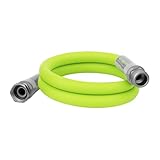 Flexzilla Garden Lead-In Hose, 5/8" X 5', Heavy Duty, Lightweight, Drinking Water Safe-HFZG505YW