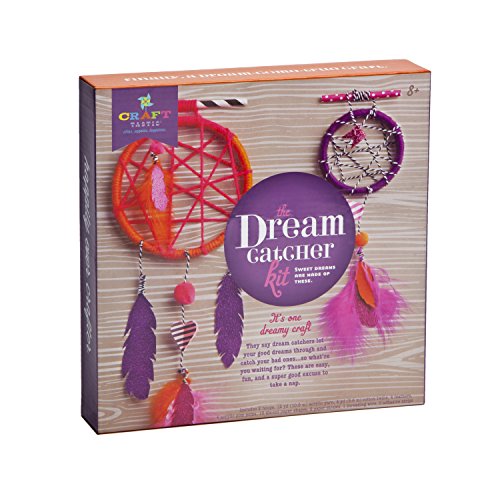Book Cover Craft-tastic â€“ Dream Catcher Kit â€“ Craft Kit Makes 2 Dream Catchers