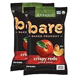 Bare Organic Gluten Free, Baked Apple Chips, Fuji and Reds, 2 Count