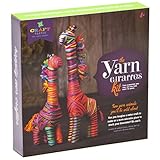 Craft-tastic – Yarn Giraffes Kit – Craft Kit Makes 2 Yarn-Wrapped Giraffes