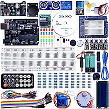Book Cover ELEGOO UNO Project Super Starter Kit with Tutorial and UNO R3 Compatible with Arduino IDE
