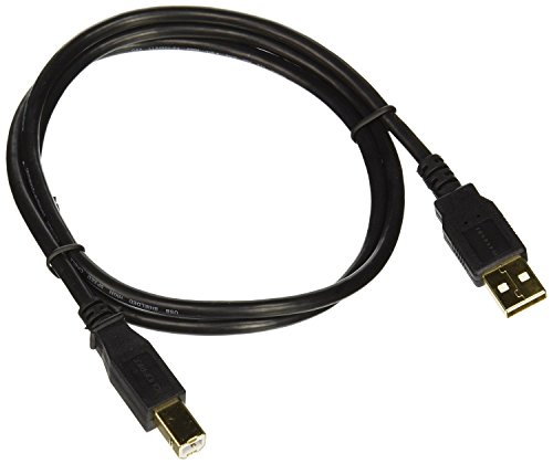 Monoprice 3-Feet USB 2.0 A Male to B Male 28/24AWG Cable (Gold Plated) (105437) (3 Pack)