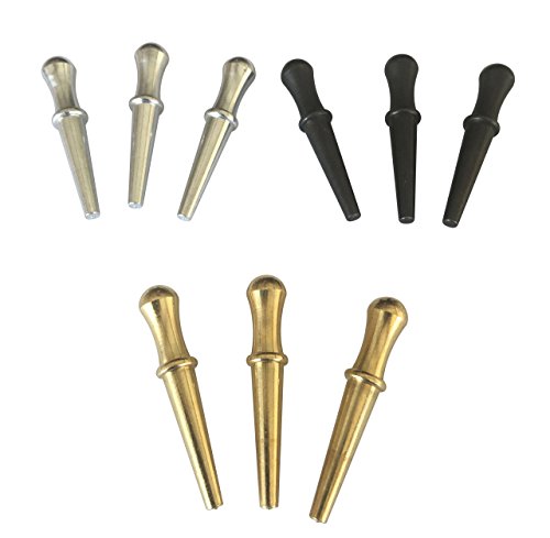 Premium Metal Cribbage Pegs (9 Pack) Made in the USA