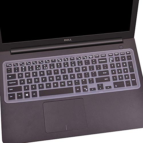 Keyboard Cover Compatible with Dell Inspiron 15 3000 5000 Series /New Inspiron 17 3000 Series /Insprion 17 7786 /Dell G3 15 17 Series /New Dell G5 15 Series /Dell G7 15 17 Series -Black