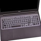 Keyboard Cover Compatible with Dell Inspiron 15 3000 5000 Series /New Inspiron 17 3000 Series /Insprion 17 7786 /Dell G3 15 17 Series /New Dell G5 15 Series /Dell G7 15 17 Series -Black
