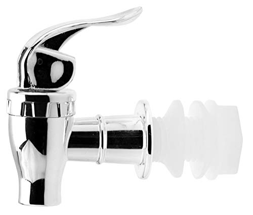 Book Cover Push Style Spigot for Beverage Dispenser Carafe, Replacement Lever Pour Spout for Beverage Dispenser