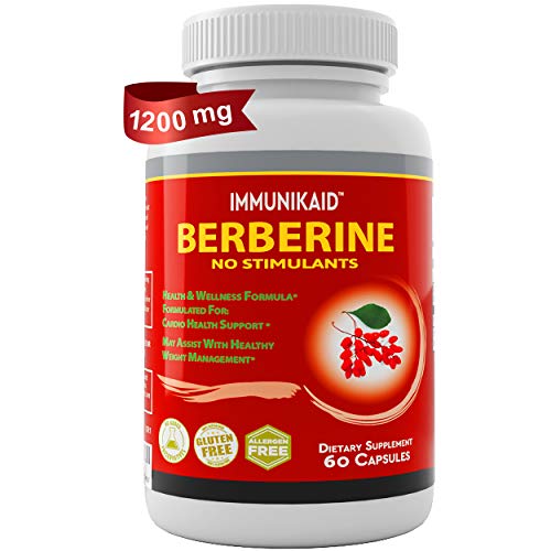 Premium Pure Berberine Supplements 1200mg Capsules-Top Choice Powerful Berberine Hcl for Weight Loss-Lower Cholesterol & Sugar, PCOS & Immune Support Stabilizer-AMPK Metabolic Activator