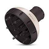 Segbeauty Hair Diffuser with Deep Bowl, Adjustable Air Flow Hair Blow Dryer Diffuser Attachment, Professional Salon Tool for Thick Curly Fast Dry Without Frizz for Dryer Nozzle 1.73-1.77 inches