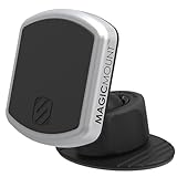 Scosche MPDB MagicMount Pro Magnetic Cell Phone Car Mount with Strong Magnets & 360° Adjustable Head, Adhesive Dashboard Cell Phone Holder Compatible with iPhone, Samsung, Android, Non-MagSafe Devices