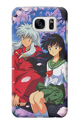 Book Cover S1903 Inuyasha Kagome Case Cover For Samsung Galaxy S7