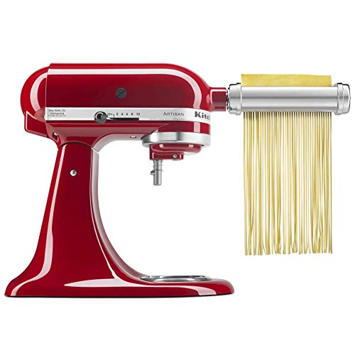 Book Cover KitchenAid KSMPRA Pasta Roller & Cutter Attachment Set, Pack of 1, Silver