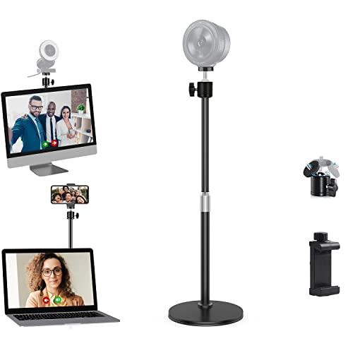 Professional Camera Tripod Mount Holder Stand for Logitech Webcam C930 C920 C615 C310-Silver