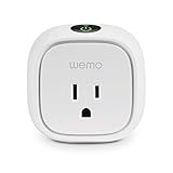 Wemo Insight Smart Plug with Energy Monitoring, WiFi Enabled, Control Your Devices and Manage Energy Costs from Anywhere, Works with Alexa and the Google Assistant
