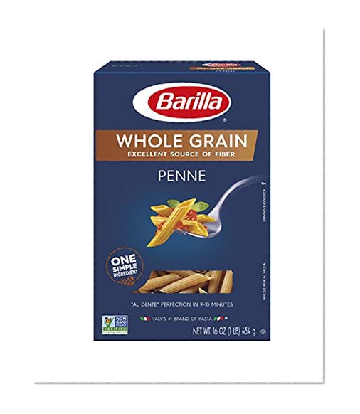 Book Cover Barilla Whole Grain Pasta, Penne, 16 Ounce (Pack of 8)