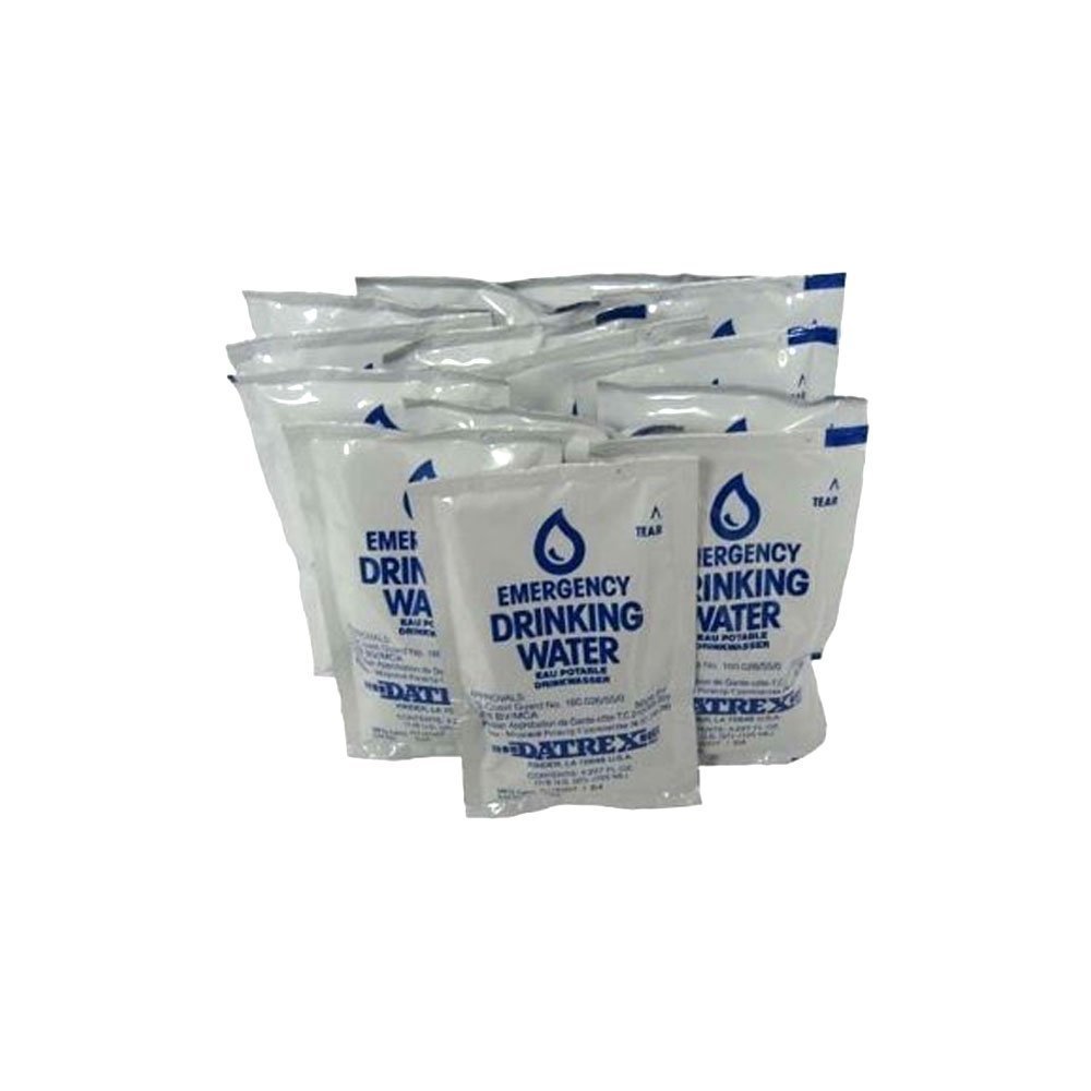 Datrex DX1000W-2 Emergency Survival Water Pouchs (128 Pack)
