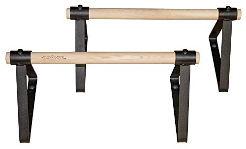 Vita Vibe PS24-W - 24 inch Wood Parallettes Set
