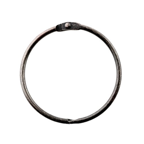 Book Cover SlipX Solutions Oil-Rubbed Bronze Simple Slide Shower Curtain Rings Provide Effortless Gliding on Standard Shower Rods (Rust Resistant, Snap Closure, Set of 12)