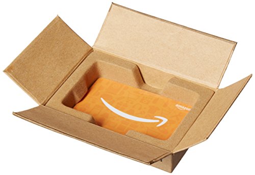 Book Cover Amazon.com $75 Gift Card in a Mini Amazon Shipping Box (Amazon Icons Card Design)