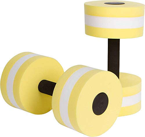 ZEYU SPORTS Aquatic Exercise Dumbbells - Set of 2 - for Water Aerobics(Blue)