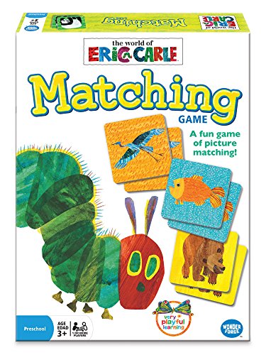 Book Cover Wonder Forge Eric Carle Matching Game For Boys & Girls Age 3 To 5 - A Fun & Fast Animal Memory Game