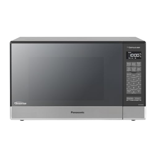 Panasonic Microwave Oven NN-SN686S Stainless Steel Countertop/Built-In with Inverter Technology and Genius Sensor, 1.2 Cubic Foot, 1200W