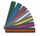 Reading Guide Highlighter Strips (Colored Overlays/Tinted Overlays) Set of 7 Colors with Storage Case (InPrimeTime Exclusive)