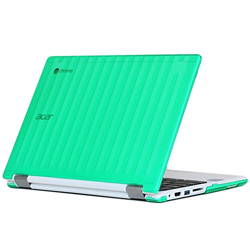 mCover Case Compatible for 2016~2020 11.6" Acer Chromebook R11 CB5-132T C738T Series Convertible Computer (with 360° Hinge) ONLY (NOT Fitting Other Acer Models) - Green