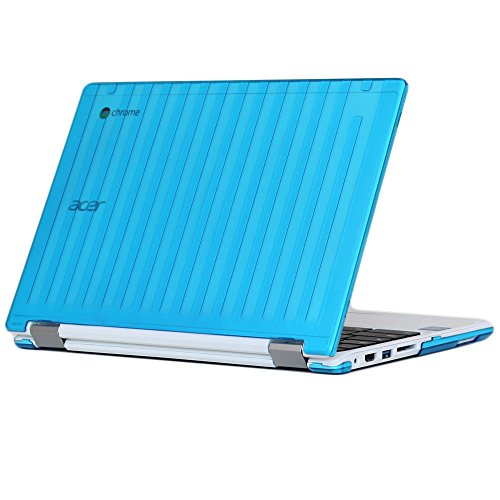 iPearl mCover Hard Shell Case for 11.6" Acer Chromebook R11 CB5-132T / C738T Series (NOT Compatible with Acer C720/C730/C740/CB3-111/CB3-131 Series) Convertible Laptop (Aqua)