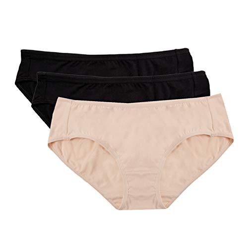 Hesta / Rael Women's Organic Cotton Basic Panties/Briefs Underwear 3 Pack