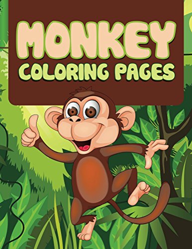 Monkey Coloring Book For Kids (Art Book Series)
