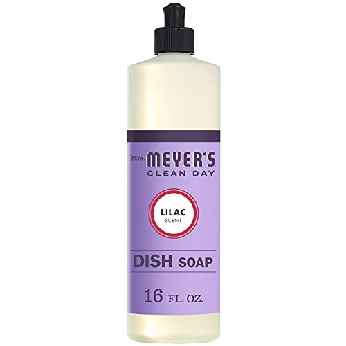 Mrs. Meyer's Liquid Dish Soap, Biodegradable Formula, Lilac, 16 fl. oz