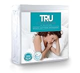 TRU Lite Bedding Six Side Mattress Cover - 100% Waterproof Mattress Protector - Safe & Clean & Breathable - Lock Out Odors, Body Fluids, Stains Zippered Mattress Encasement - Queen