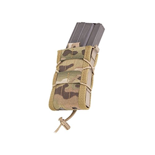 High Speed Gear Single Rifle Taco Pouch | Universal Rifle Magazine Holster | Rapid Response and MOLLE Compatible (Multicam, Two Pack)