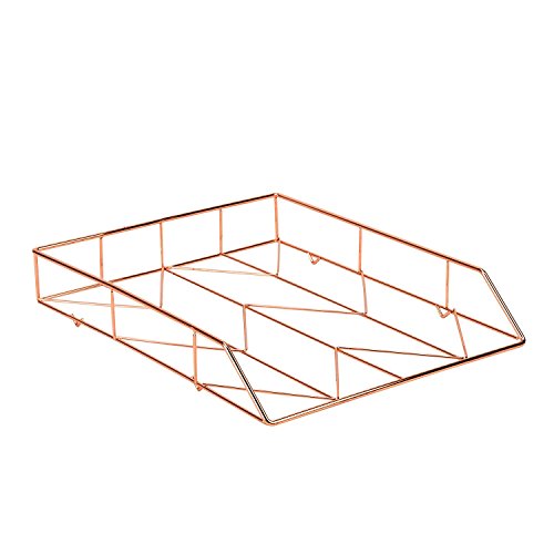 U Brands 855U03-12 Wire Letter Tray, Multi-Colour