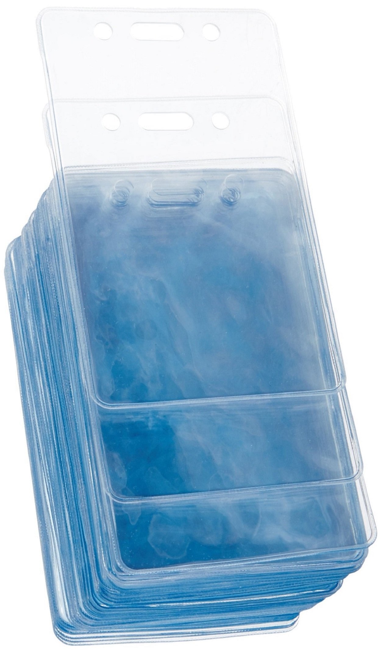 Amazon Basics Clear Name ID Badge Holder - Vertical (Pack of 50)