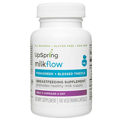 Discontinued by Manufacturer. See New Product B07RC8P1QF - UpSpring Baby Milkflow Fenugreek and Blessed Thistle Capsules, 100 Count