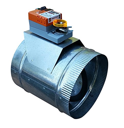 Zone Damper 9" Round Professional-Grade (HVAC Zoning) - Preminum replacement for Honeywell, EWC, Durozone, more (09)