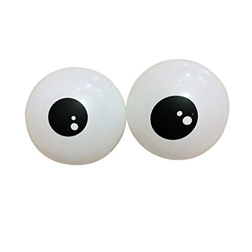Book Cover 5-Inch Thick Eye Balloon White (Premium Helium Quality) Small Balloon Modeling Dedicated Pkg/120 Weddings and Parties Creative Decoration Balloons by Aligle