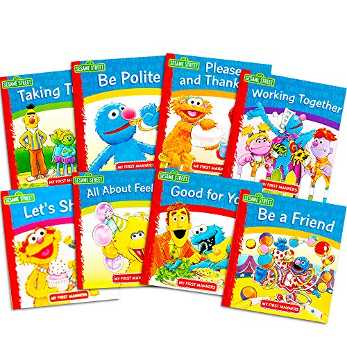 Book Cover Sesame Street Elmo Manners Books for Kids Toddlers -- Set of 8