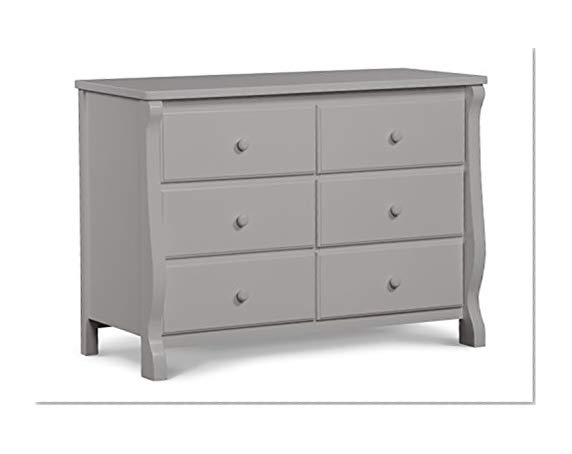 Delta Children Universal 6 Drawer Dresser, Grey