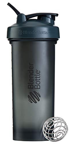 Book Cover BlenderBottle Pro45 Extra Large Shaker Bottle, Grey/Black, 45-Ounce