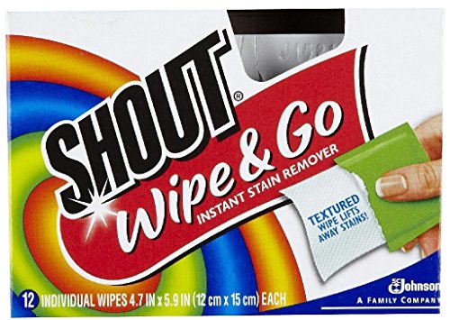 Shout Stain Remover Wipes 12ct