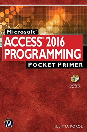 ACCESS 2016 PROGRAMMING Pocket Primer