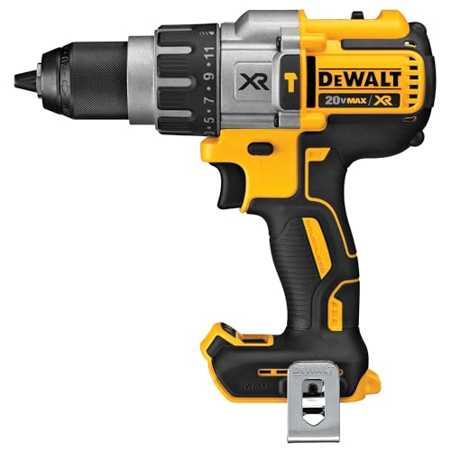 DEWALT DCD996B Bare Tool 20V MAX XR Lithium Ion Brushless 3-Speed Hammer Drill, 20 V, Yellow/Black