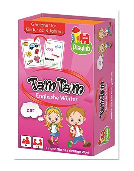 Jumbo Jeux 18167 – Tam Tam Les Mots en Anglais, Jeux de Cartes