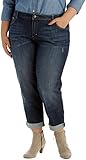 Lee Womens Plus-Size Modern Series Curvy-fit Ruby Boyfriend Jean