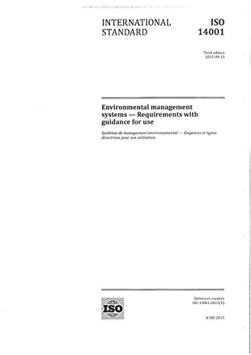 ISO 14001 - Environmental management systems - Requirements with guidance for use